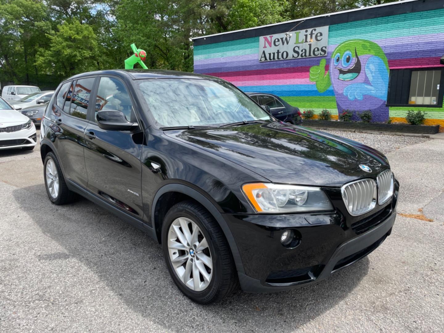 2014 BLACK BMW X3 XDRIVE28I (5UXWX9C53E0) with an 2.0L engine, Automatic transmission, located at 5103 Dorchester Rd., Charleston, SC, 29418-5607, (843) 767-1122, 36.245171, -115.228050 - Photo#0